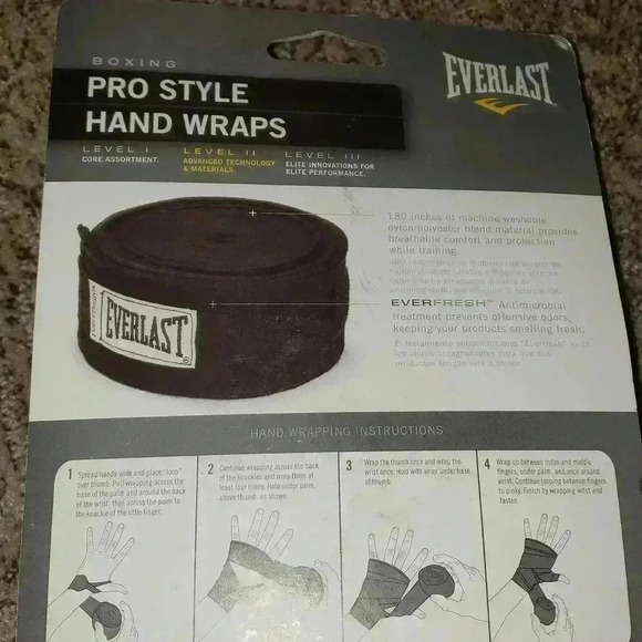 Everlast Pro Style Hand Wraps - Picture 4 of 4